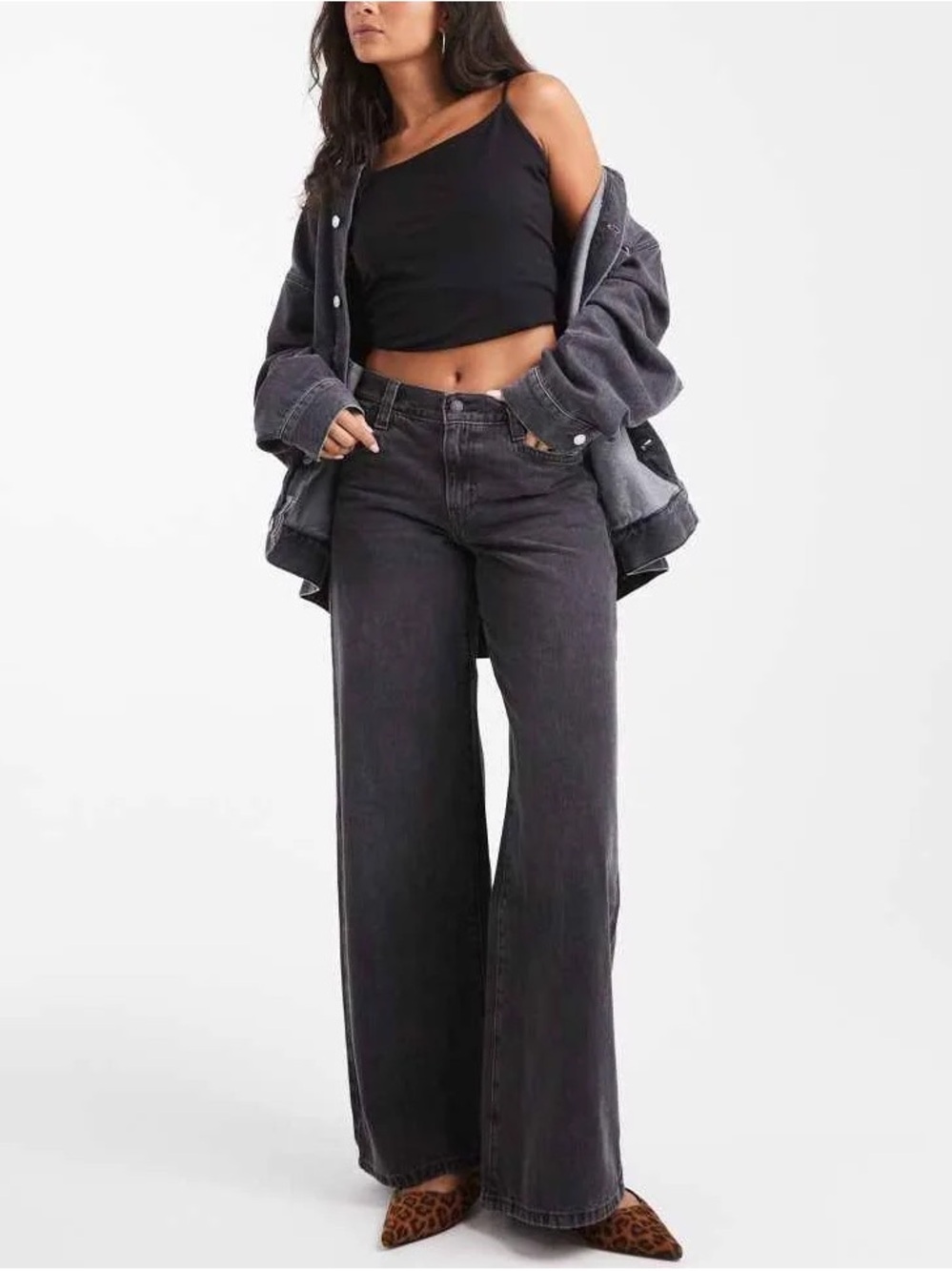 Levi's '94 baggy wide leg jeans in wash